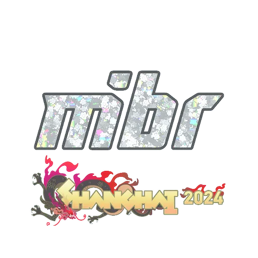 Наклейка | MIBR (с блёстками) | Шанхай-2024