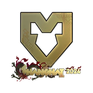 Sticker | MOUZ (Gold) | Shanghai 2024