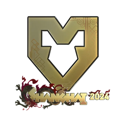 Sticker | MOUZ (Gold) | Shanghai 2024