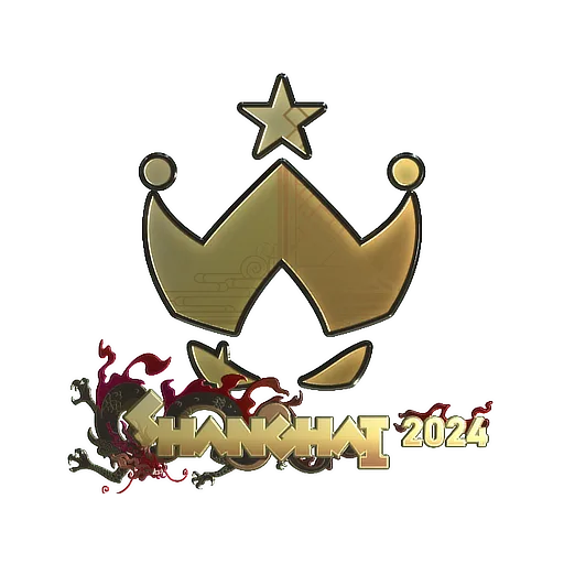 Sticker | Wildcard (Gold) | Shanghai 2024