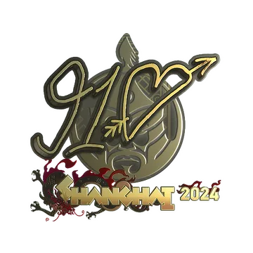 Sticker | 910 (Gold) | Shanghai 2024