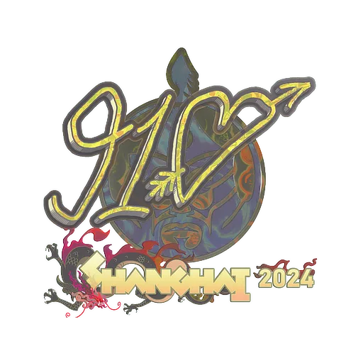 Sticker | 910 (Holo) | Shanghai 2024
