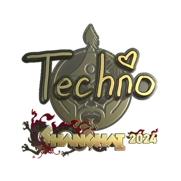 Sticker | Techno4K (Gold) | Shanghai 2024