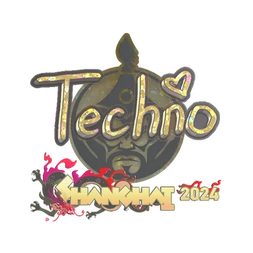 Sticker | Techno4K (Glitter) | Shanghai 2024