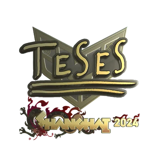 Sticker | TeSeS (Gold) | Shanghai 2024