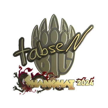 Sticker | tabseN (Gold) | Shanghai 2024