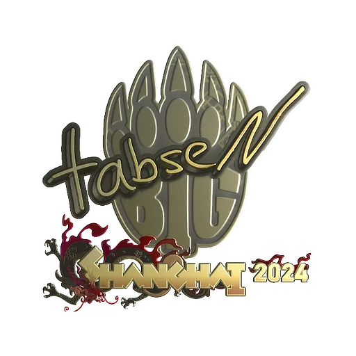 Sticker | tabseN (Gold) | Shanghai 2024