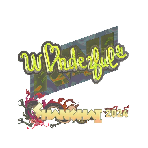 Sticker | w0nderful (Holo) | Shanghai 2024