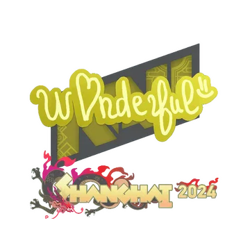 Sticker | w0nderful | Shanghai 2024