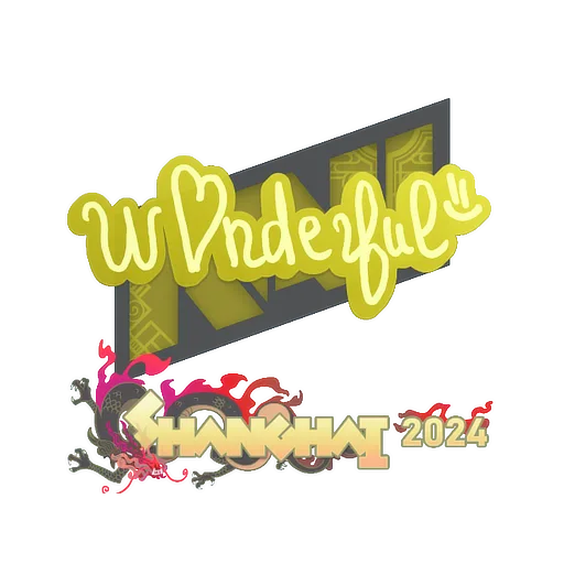 Sticker | w0nderful | Shanghai 2024