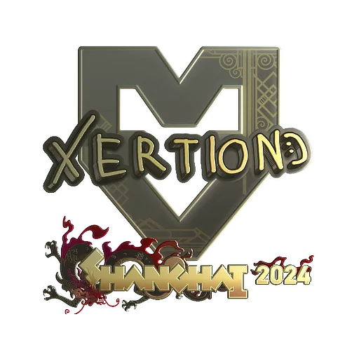 Sticker | xertioN (Gold) | Shanghai 2024