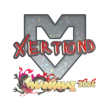 Sticker | xertioN (Glitter) | Shanghai 2024