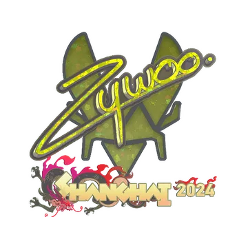 Sticker | ZywOo (Glitter) | Shanghai 2024