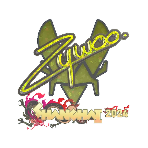 Sticker | ZywOo (Glitter) | Shanghai 2024