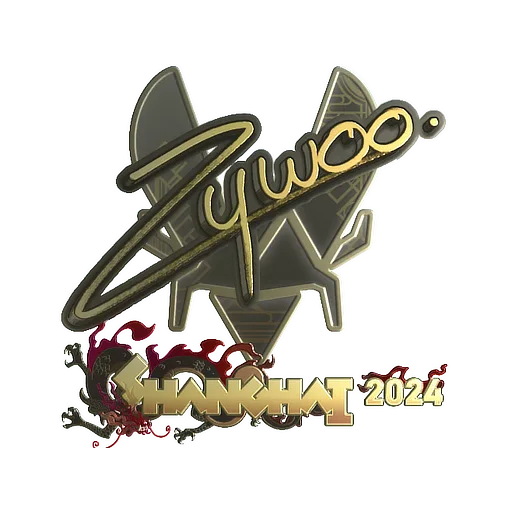 Sticker | ZywOo (Gold) | Shanghai 2024