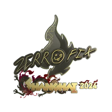 Sticker | zeRRoFIX (Gold) | Shanghai 2024