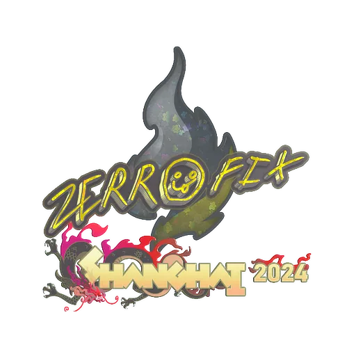Sticker | zeRRoFIX (Glitter) | Shanghai 2024