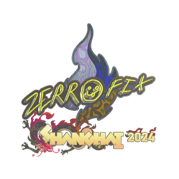 Sticker | zeRRoFIX (Holo) | Shanghai 2024