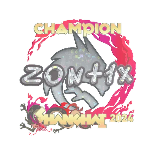 Sticker | zont1x (Glitter, Champion) | Shanghai 2024