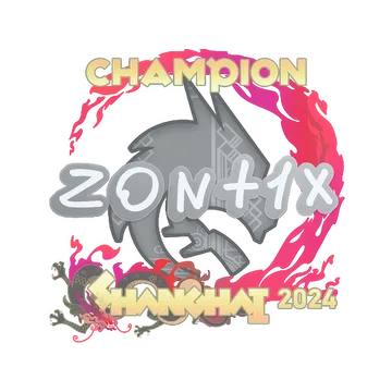 Sticker | zont1x (Champion) | Shanghai 2024