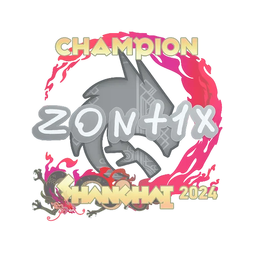 Sticker | zont1x (Champion) | Shanghai 2024