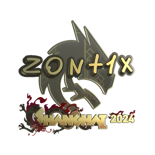 Sticker | zont1x (Gold) | Shanghai 2024