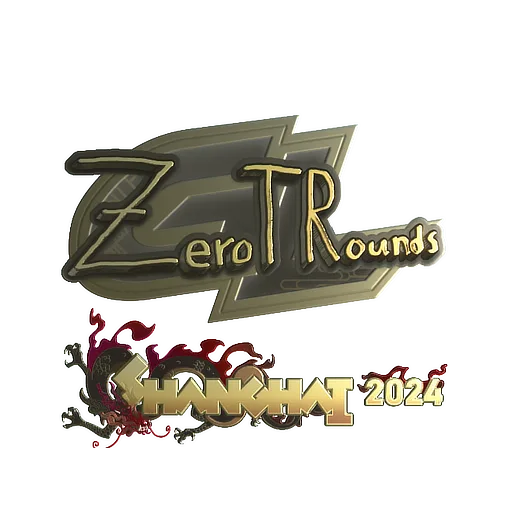 Sticker | ztr (Gold) | Shanghai 2024