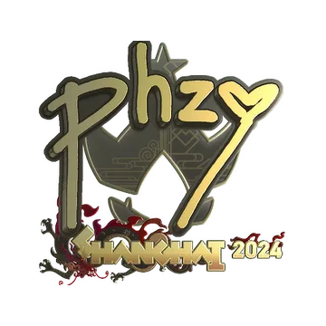 Sticker | phzy (Gold) | Shanghai 2024