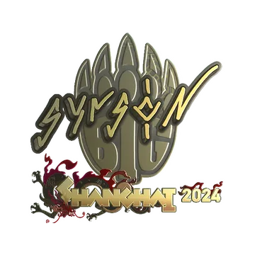 Sticker | syrsoN (Gold) | Shanghai 2024