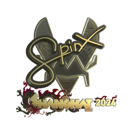 Sticker | Spinx (Gold) | Shanghai 2024