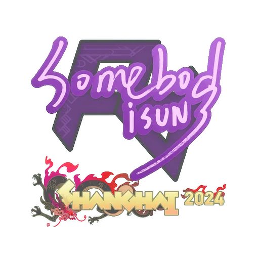 Sticker | somebody | Shanghai 2024