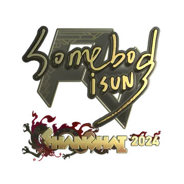 Sticker | somebody (Gold) | Shanghai 2024