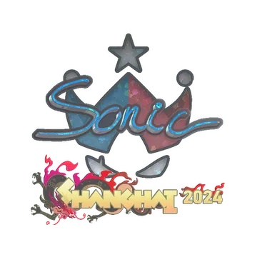 Sticker | Sonic (Glitter) | Shanghai 2024