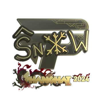 Sticker | snow (Gold) | Shanghai 2024