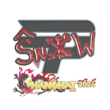 Sticker | snow (Glitter) | Shanghai 2024