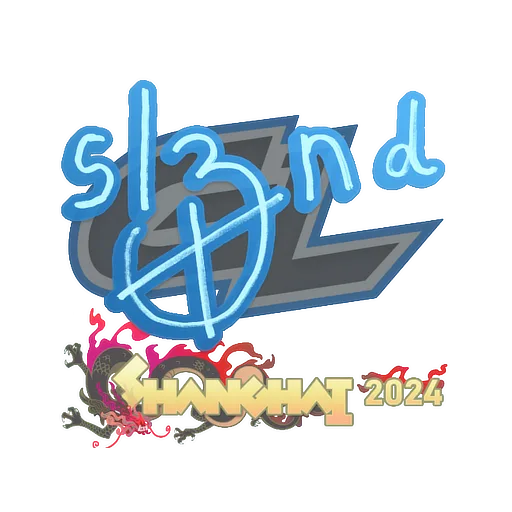 Наклейка | sl3nd | Шанхай-2024