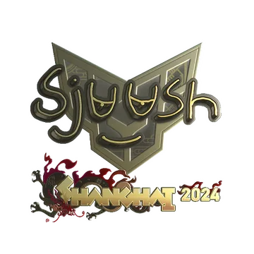 Sticker | sjuush (Gold) | Shanghai 2024