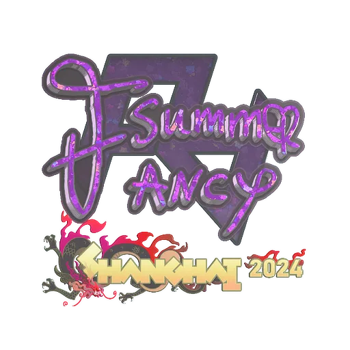 Sticker | Summer (Glitter) | Shanghai 2024