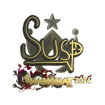 Sticker | susp (Gold) | Shanghai 2024