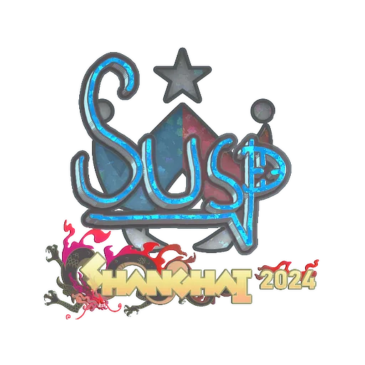 Sticker | susp (Glitter) | Shanghai 2024