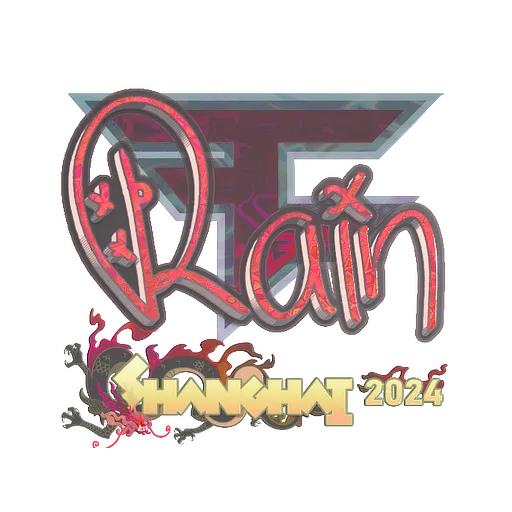 Sticker | rain (Holo) | Shanghai 2024