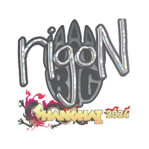 Sticker | rigoN (Glitter) | Shanghai 2024