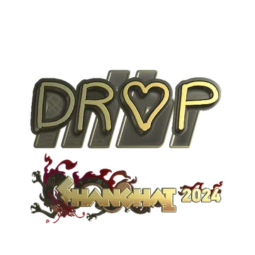 Sticker | drop (Gold) | Shanghai 2024