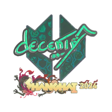 Sticker | decenty (Holo) | Shanghai 2024