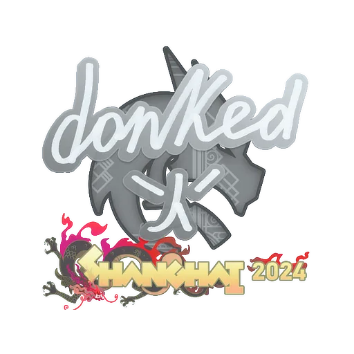 Наклейка | donk | Шанхай-2024