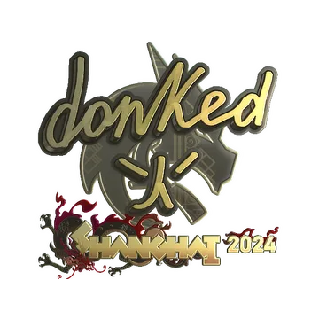 Sticker | donk (Gold) | Shanghai 2024