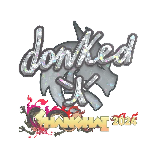 Sticker | donk (Glitter) | Shanghai 2024