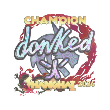 Sticker | donk (Holo, Champion) | Shanghai 2024