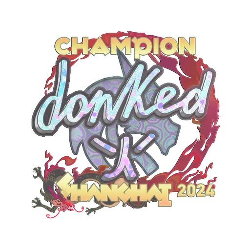 Sticker | donk (Holo, Champion) | Shanghai 2024