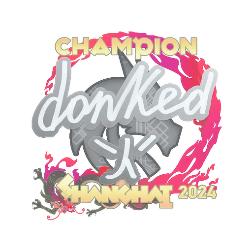Наклейка | donk (чемпион) | Шанхай-2024